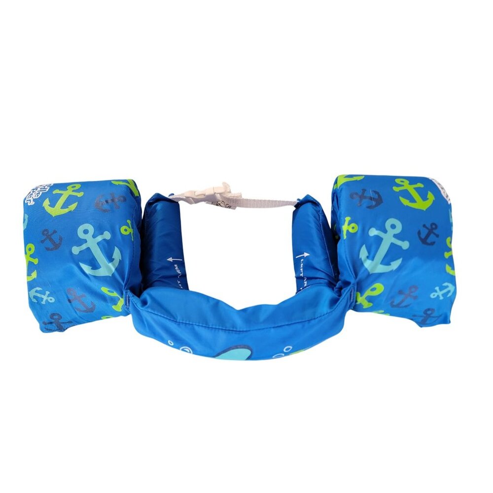 Stearns Puddle Jumper Life Jacket Swim Aid For Kids With Fun Dolphin & Anchor Pr - Picture 3 of 5